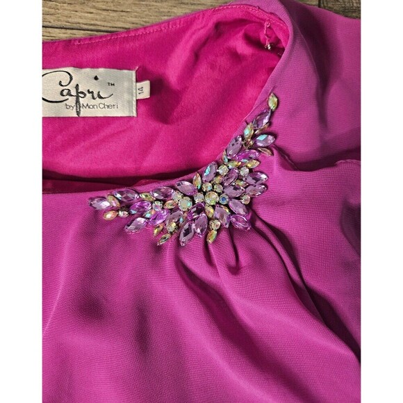 Capri by Mon Cheri Mother of the Bride Groom Dress Size 14 - Picture 4 of 9